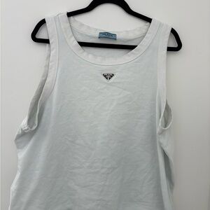 Prada White Tank Top